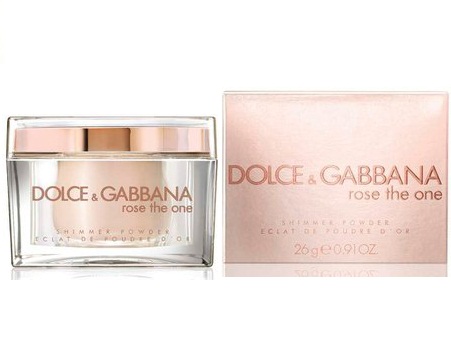 dolce gabbana rose the one shimmer powder